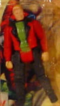 Kenner M.A.S.K. Rhino PlayFul argentine, licensed product. Body from Ace Riker in red/black